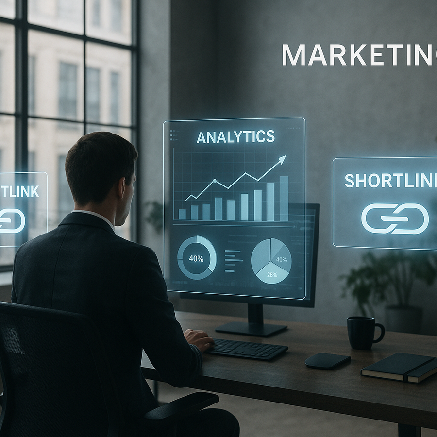 Een afbeelding die de voordelen van shortcut URLs voor marketeers illustreert.